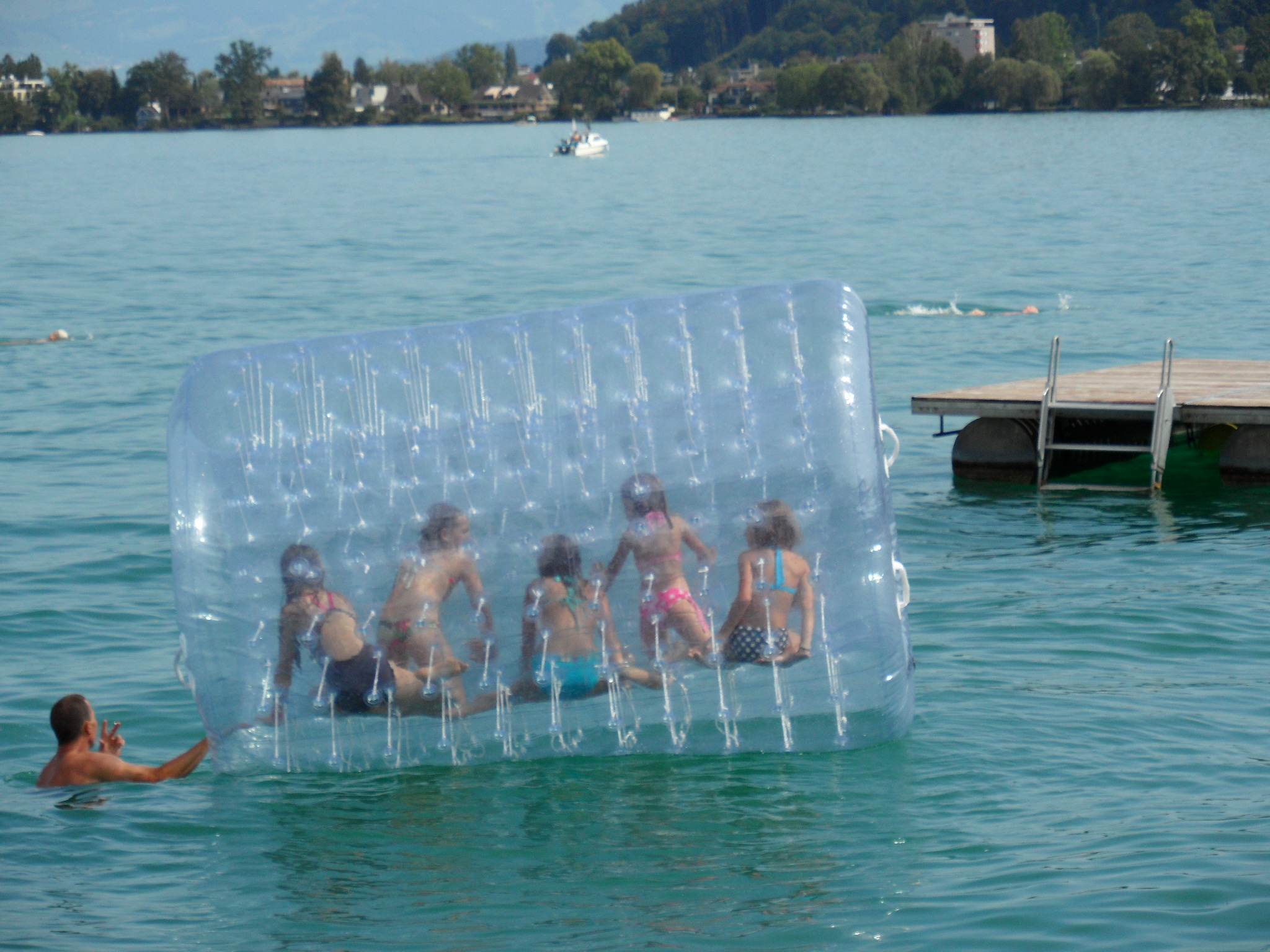 Wasser-Zorbing, Wasser-Rad