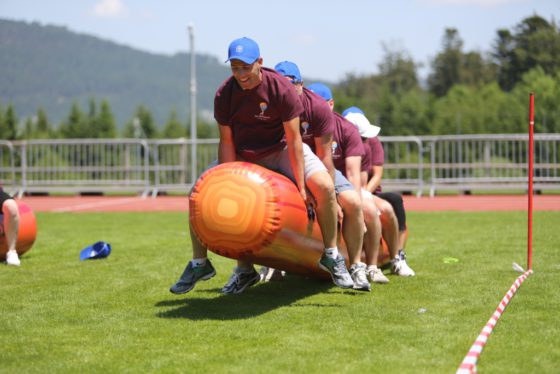 Hüpftorpedo Eventspiel mieten