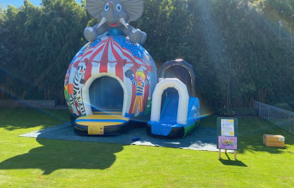 Hüpfburg Disco Elefant