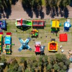 Hüpfburgenpark Funpark Miete Saison-Miete Hüpfburgen-Festival