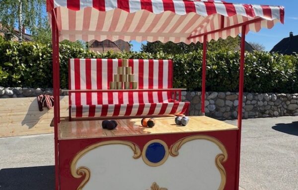 Marktstand Büchsenwerfen Nostalgie