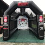 Aufblasbare Eishockey Torwand Swiss Icehockey